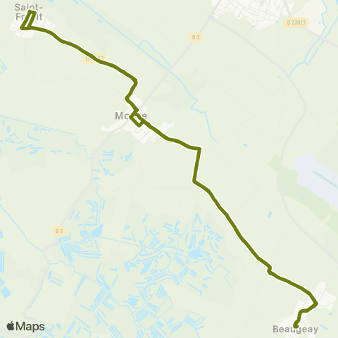 R'bus - Scolaires St-Froult / Moeze / Beaugeay / St-Froult map