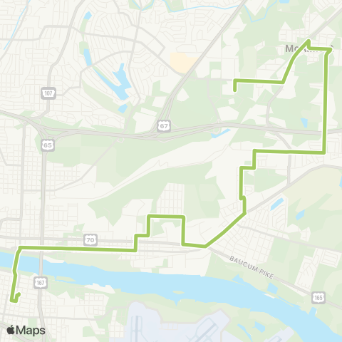 Rock Region Metro McAlmont map