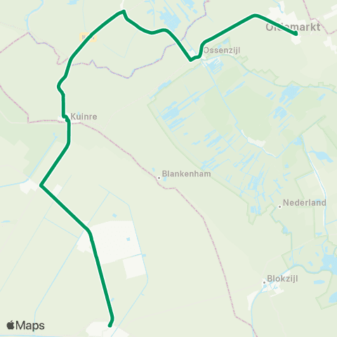 RRReis Marknesse - Oldemarkt map