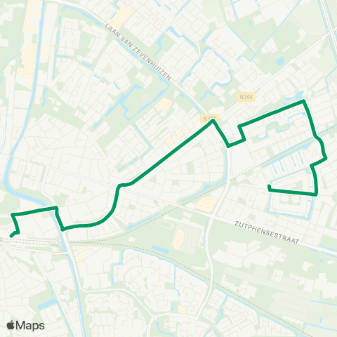RRReis Station - Woudhuis map