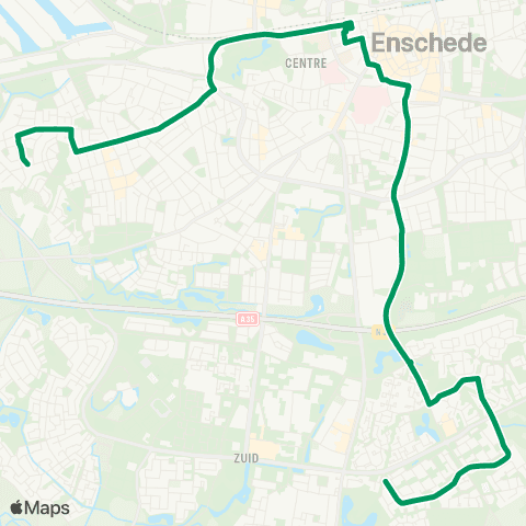 RRReis Station Centrum - Lelycentre map