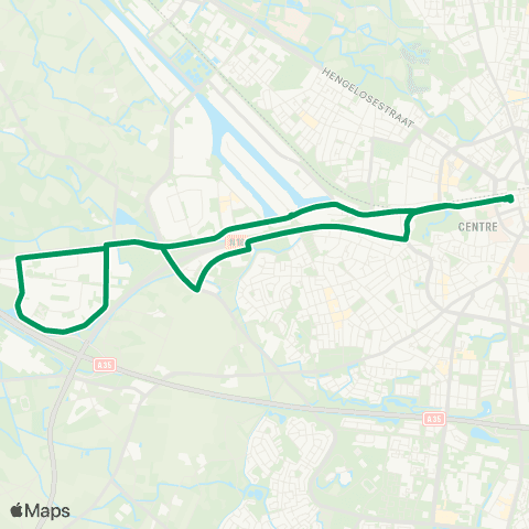 RRReis Station Centrum - Airport / Aviodrome map