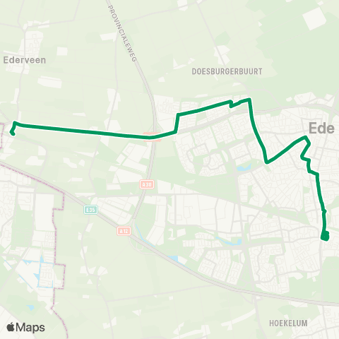 RRReis De Vijfhoek - Station map