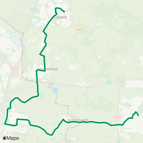 RRReis Barneveld - Nijkerk map