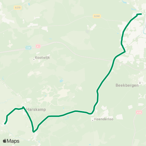 RRReis Wekerom - Apeldoorn SG J. Fruytier map
