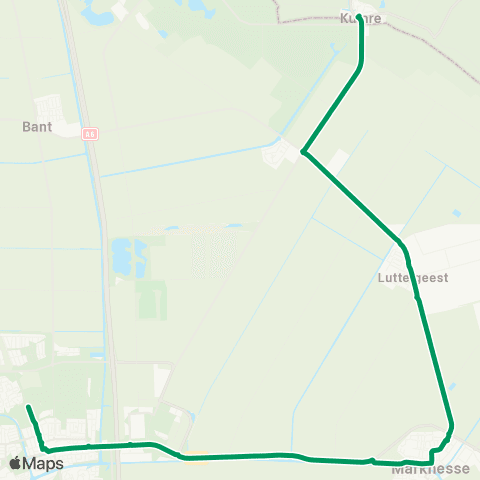 RRReis Kuinre - Emmeloord map