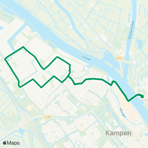 RRReis Station via Berg en Bos - Station map