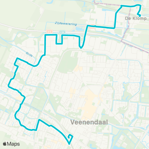 RRReis Zutphen via Warnsveld - Zutphen map