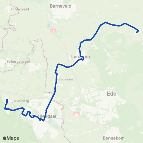 RRReis Enschede CS - Hogeland map