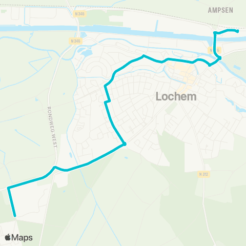 RRReis Lochem West - Station map