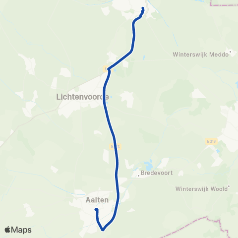 RRReis Aalten - Groenlo map