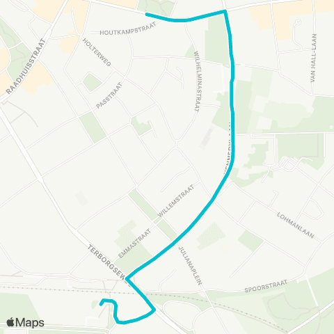 RRReis Doetinchem Station - Graafschap College map