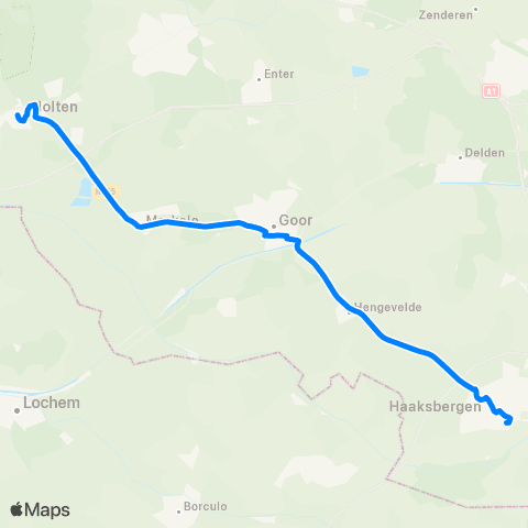 RRReis Haaksbergen - Holten map