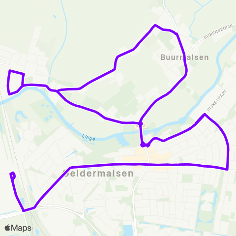 RRReis Geldermalsen - Tricht (RsvRRR) map