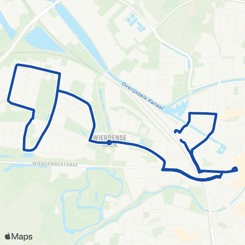 RRReis Almelo Station - Aalderinkshoek map