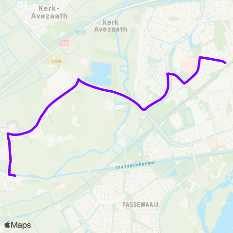 RRReis Tiel - Wadenoijen map