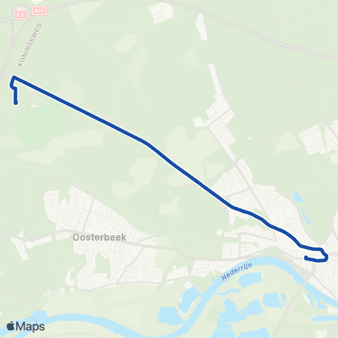 RRReis Papendal - Arnhem CS map