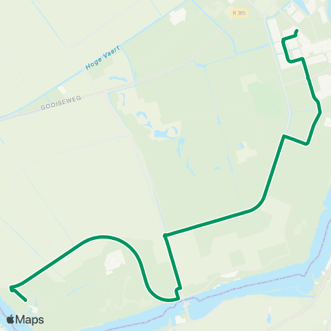 RRReis Zeewolde - Almere Stad map