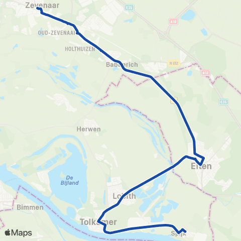 RRReis Spijk - Zevenaar map