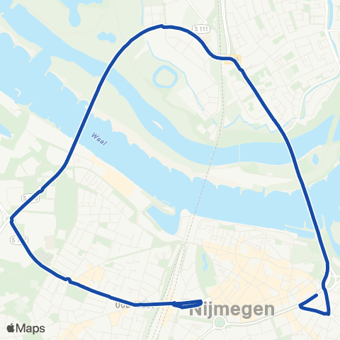 RRReis Pendel CS - Centrum Oost map