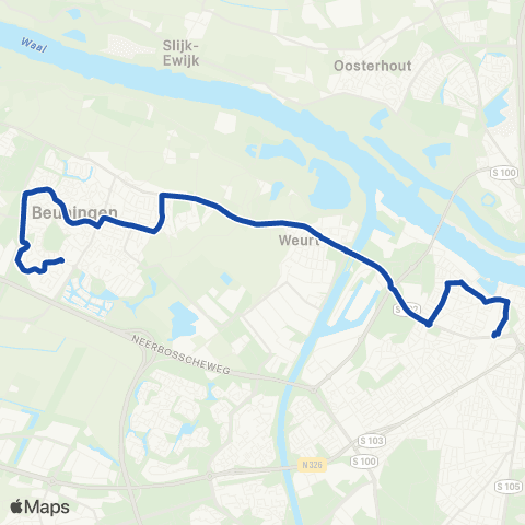 RRReis Beuningen - CS map