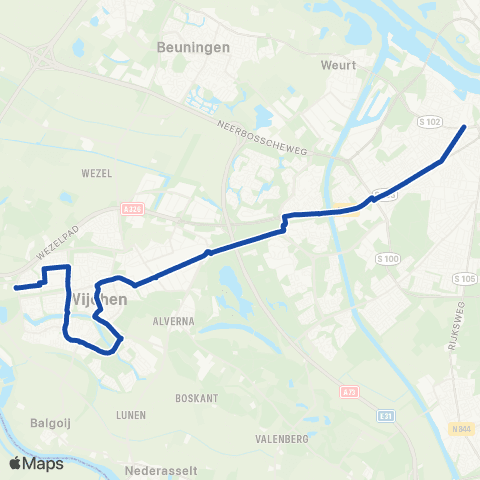 RRReis Wijchen - CS map