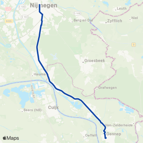 RRReis Gennep - CS map