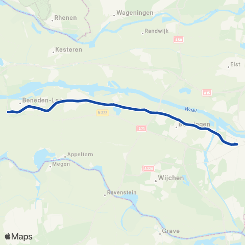 RRReis Beneden Leeuwen - CS map