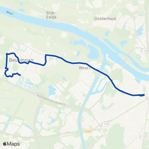 RRReis CS - Beuningen map