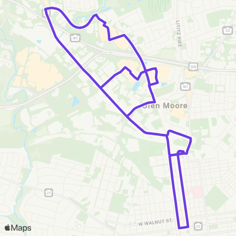 RRTA Hawthorne Centre map