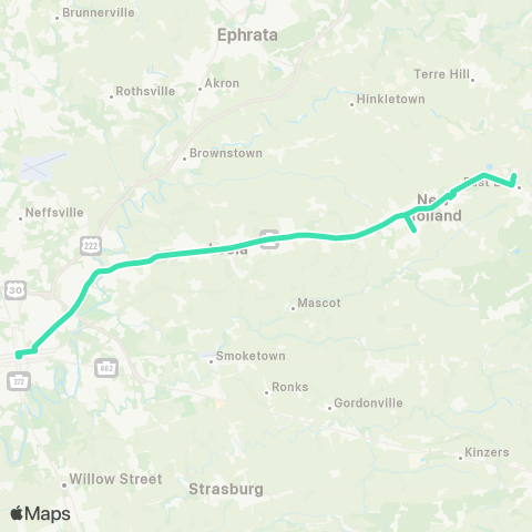RRTA New Holland map