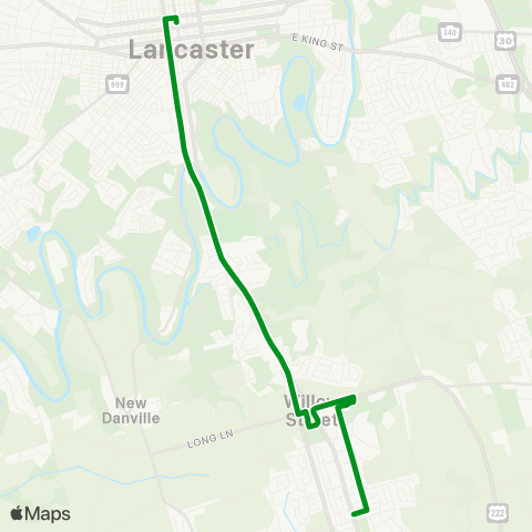 RRTA Willow Street map