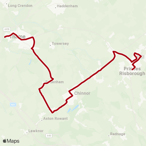 Red Rose Travel Lord Williams Upper School - Bell Street map