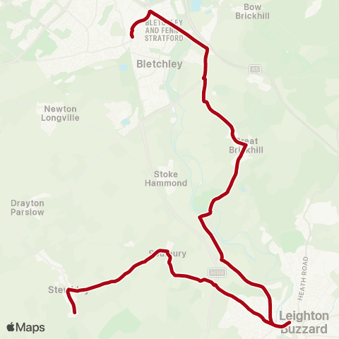 Red Rose Travel Bus Station - Elm Lodge map