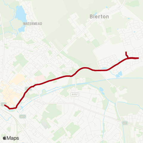 Red Rose Travel Dewberry Street - Railway Station map
