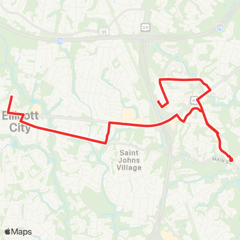 RTA of Central Maryland Ellicott City map