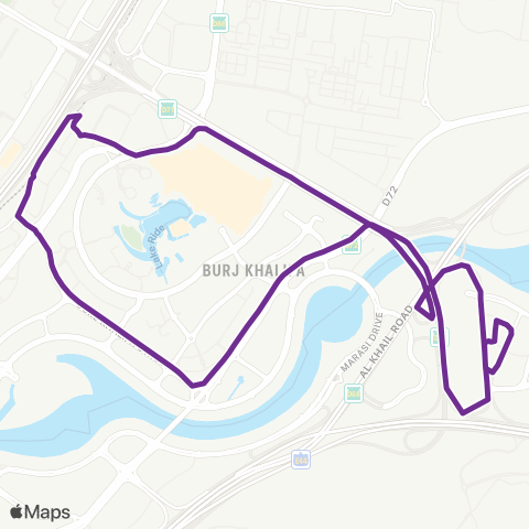 RTA Dubai Mall MS - Dubai Design District map