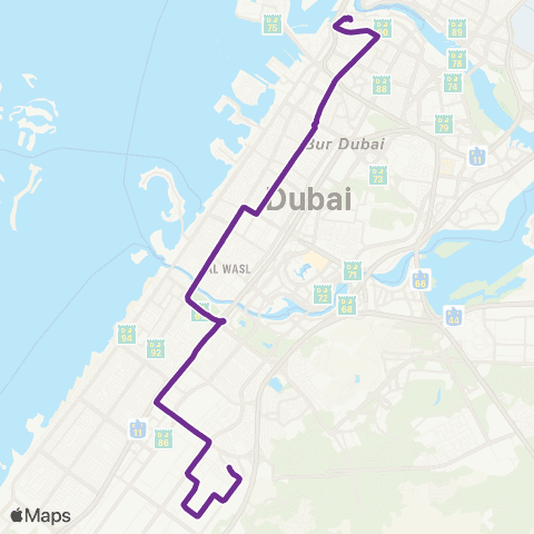 RTA Al Ghubaiba Bus Station - Al Khail Gate map