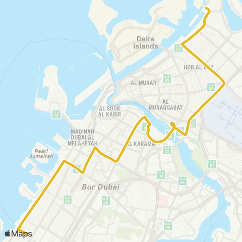RTA Hamriya Port, Control Tower - Mercato Shopping Mall map
