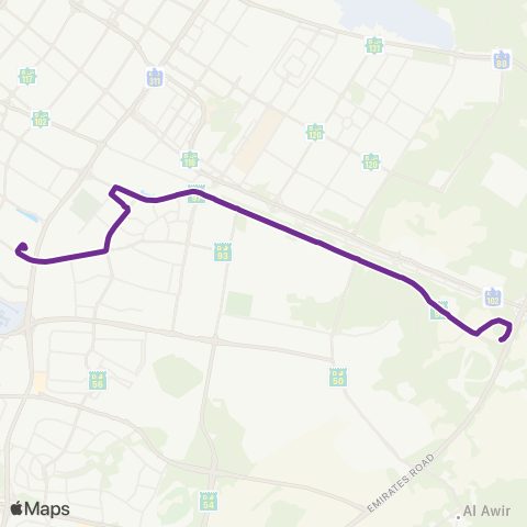 RTA Etisalat MS - Al Khawaneej 2 map
