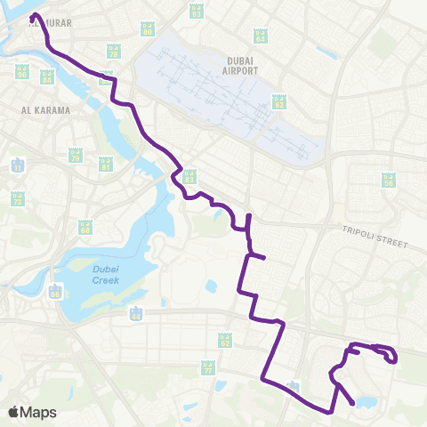 RTA Gold Souq Bus Sta - Int'L City Bus Sta map
