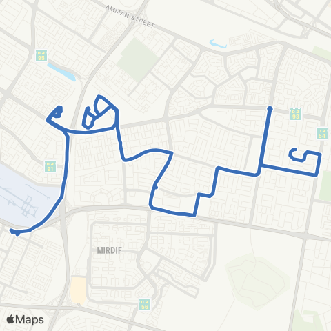 RTA Al Rashidiya Bus Station - Mizhar 1 map