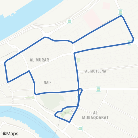 RTA Union Bus Station - Al Baraha map