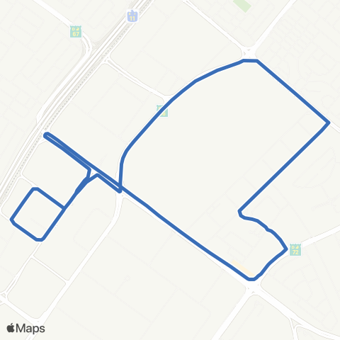 RTA Onpassive Bus Terminus - Al Qouz, New Housing map
