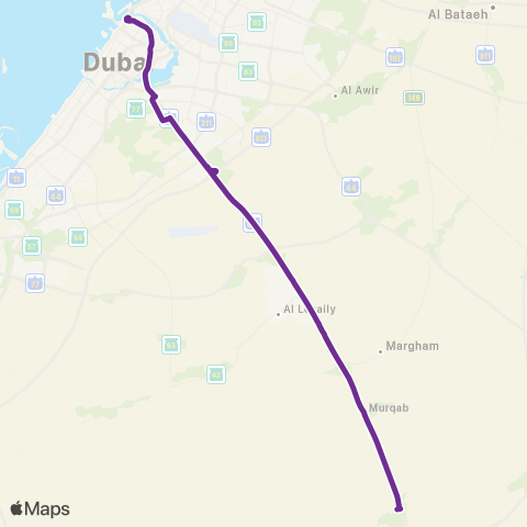 RTA Al Ghubaiba Bus Station - Al Faqa map