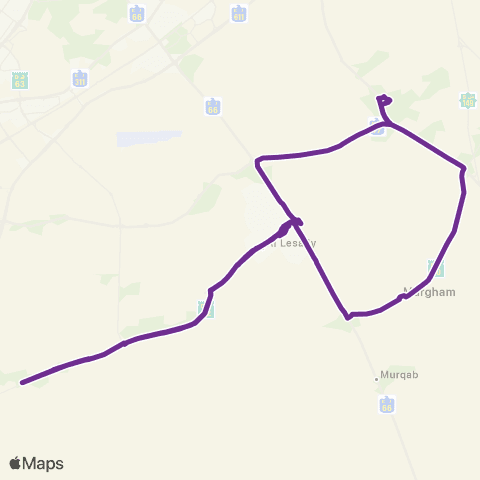 RTA Lehbab First Park - Al Lisaily map