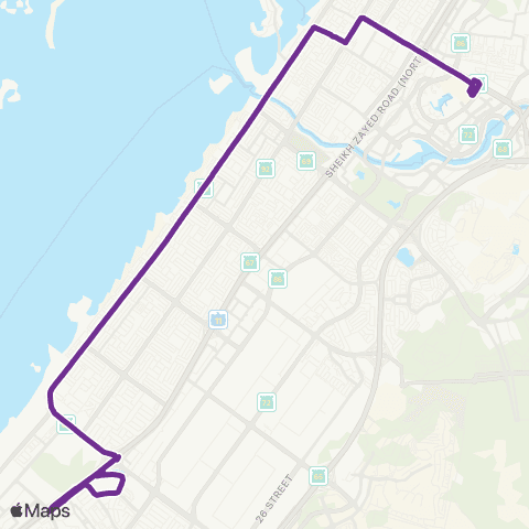 RTA Dubai Mall - Moems map