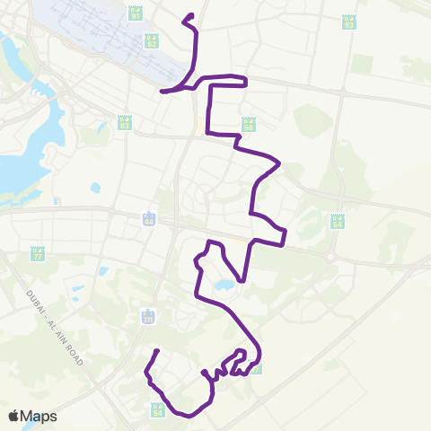 RTA Etisalat MS - Silicon Oasis map