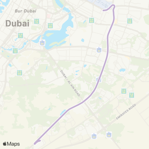 RTA Al Rashidiya Bus Sta - Global Village map