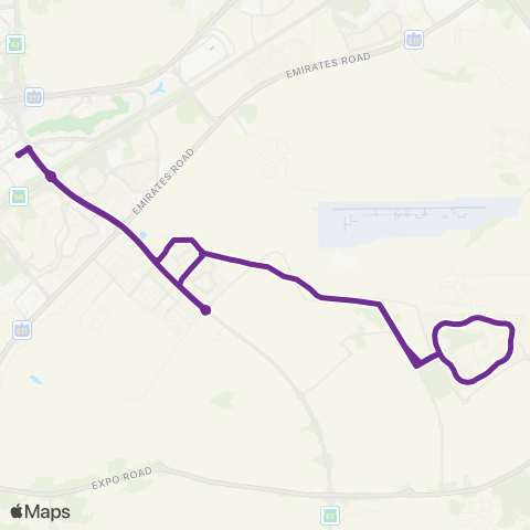 RTA Dubai Studio City - Damac Hills 2 map